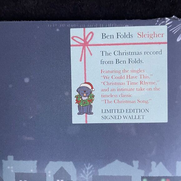 Ben Folds Sleigher NEW Compact Disc CD Autographed Signed 2024 - Picture 2 of 4